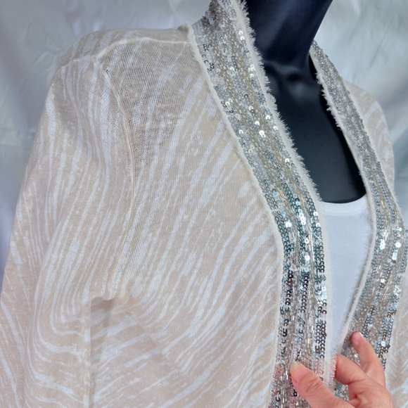 Tory Burch Embellished Cardigan Sz S - Picture 14 of 16